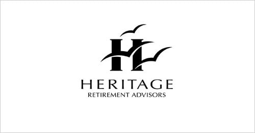 Letter-H-Heritage-Retirement-Advisors-logo-Design