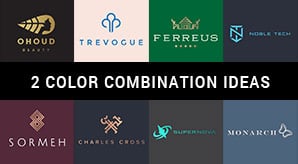 10 Best 2 Color Combination Ideas for Logo Design