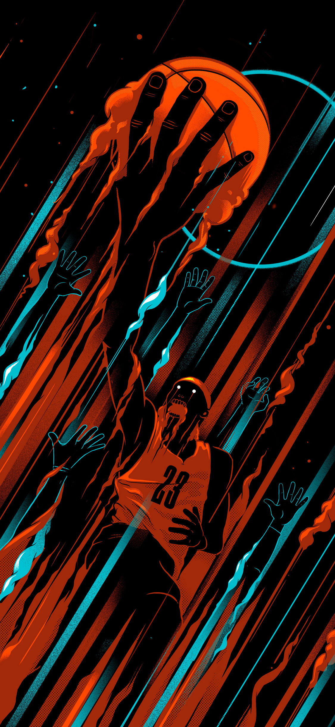 cool basketball background