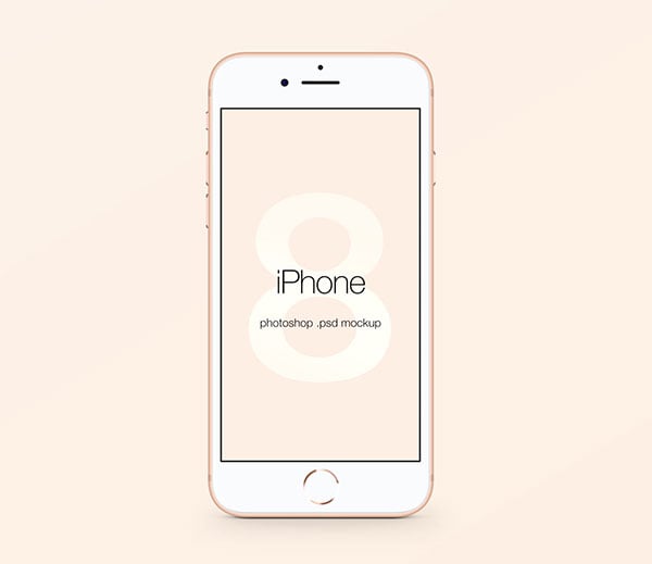 iPhone 8 PSD Mockup