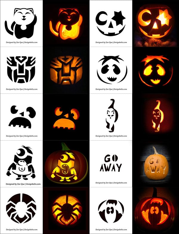 Pumpkin Stencil Ideas