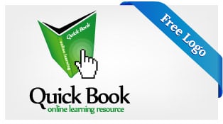 `Free-Vector-Quick-Book-Online-Learning--Logo-Download