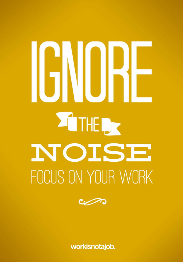 Focus Love-Your-Job-Typography-Design-Posters-Quotes