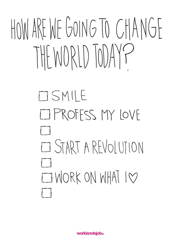 Work on what ♥ Love-Your-Job-Typography-Design-Posters-Quotes