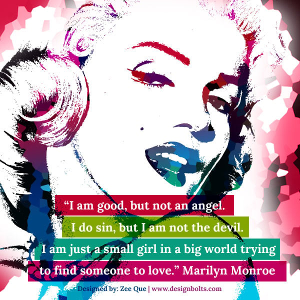 marilyn monroe quotes im pretty but not beautiful