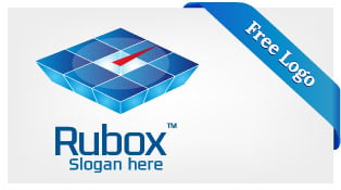 Free-Vector-Blue-Ruby-Web-Server-Box-Online-Learning-Logo-Download-F