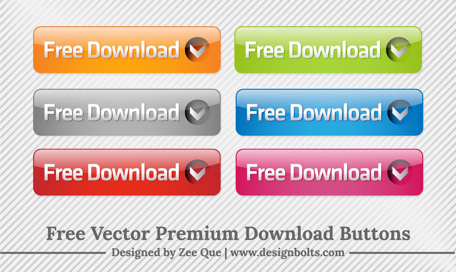 Free Vector Premium Download Button In (.ai & .eps) Format