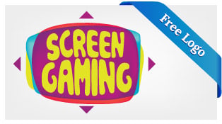 Free-Vector-Screen-gaming-Logo-Download