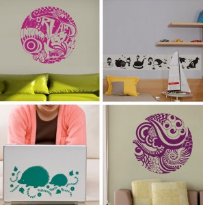 50+ Beautiful Designs Of Wall Stickers / Wall Art Decals To Decor Your