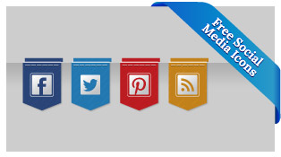 18-Free-Ribbon-Social-Media-Icons