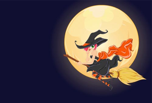 Scary-Halloween-2012-Beautiful-Witch-HD-Wallpaper