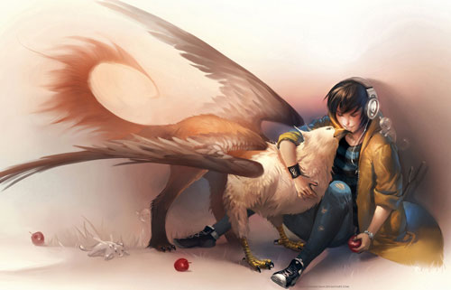 my_best_friend_digital-art-painting-HD-Wallpapers