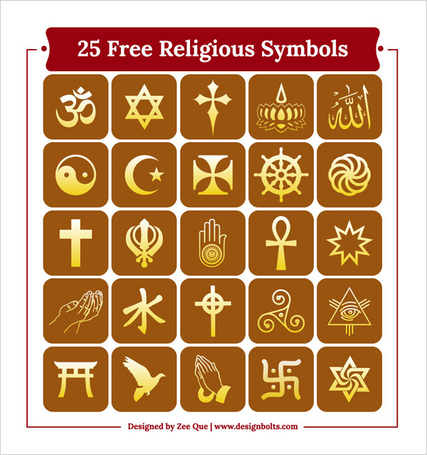 different religious symbols and their names