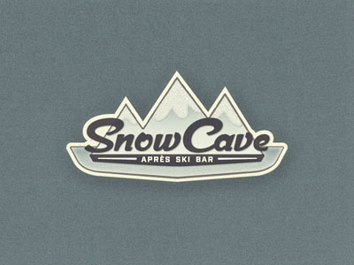 Snow Mountains logo design