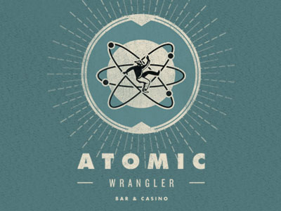Vintage-atom-logo-design