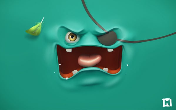 Mad-Face-Sea-green-HD-Wallpaper-for-Desktop