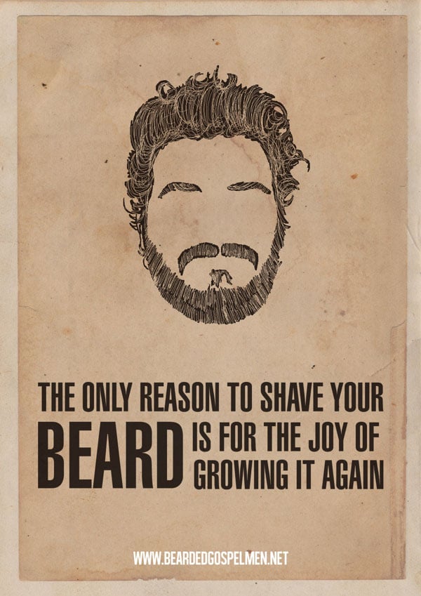 A Beard Man is a Real Man | Quotes Posters