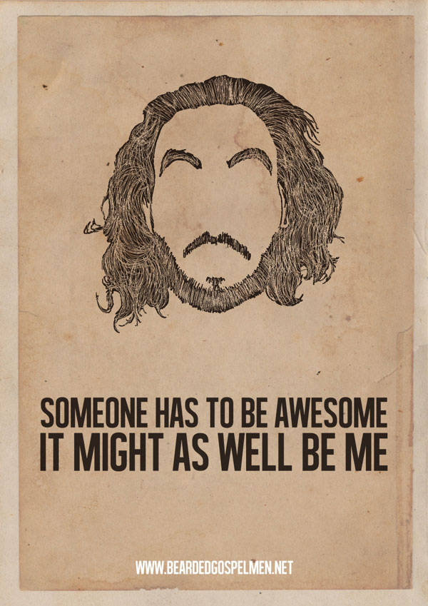 A Beard Man is a Real Man | Quotes Posters