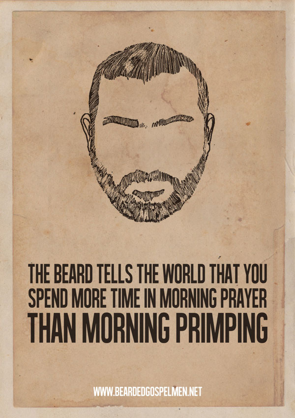 A Beard Man is a Real Man | Quotes Posters
