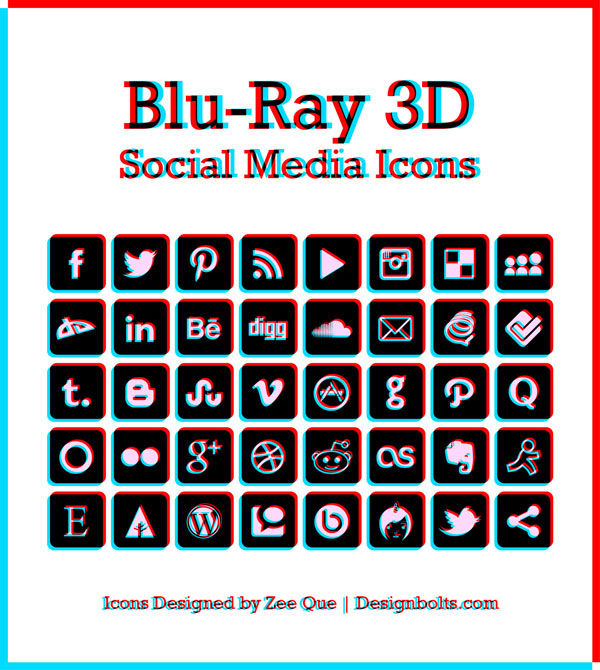 Blu-Ray-3D-Social-Media-Icons