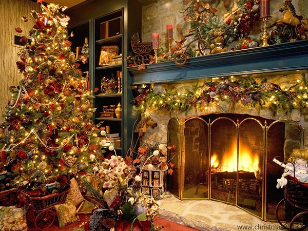Beautiful-Christmas-decoration-for-living-room