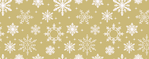 Golden-Snow-Flakes-Wrapping-Papper-Pattern