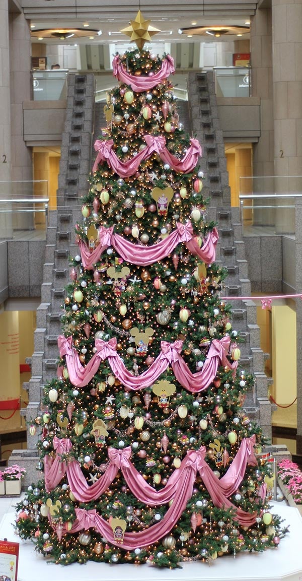 christmas tree decorations pink decoration trees designbolts