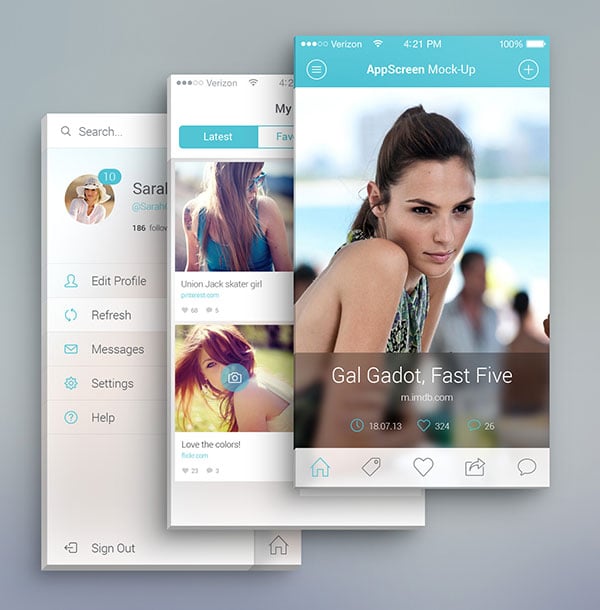 25 Best Free Premium Mock up PSD Templates of 2014