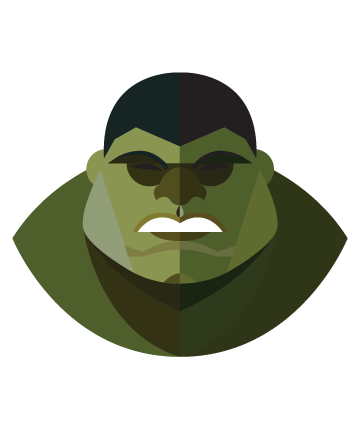Hulk-Flat-Design