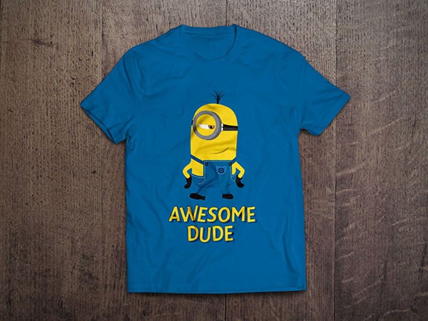 Minion-T-shirts-design-blue-t-shirt-2