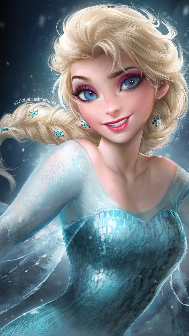 Disney Frozen 2 Elsa Digital Fanart Disney Fan Art Disney Fan Art ...
