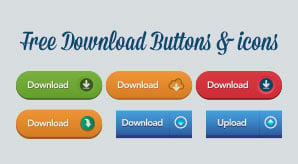Free Vector Download/Upload Buttons & Icons | Ai, EPS & PNGs