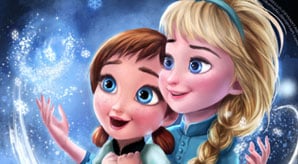 Frozen-Elsa-&-Anna-Digital-Fan-Art-Wallpapers