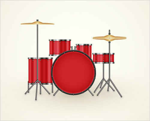 Drum-Kit-Illustration-Adobe-Illustrator-Tutorial