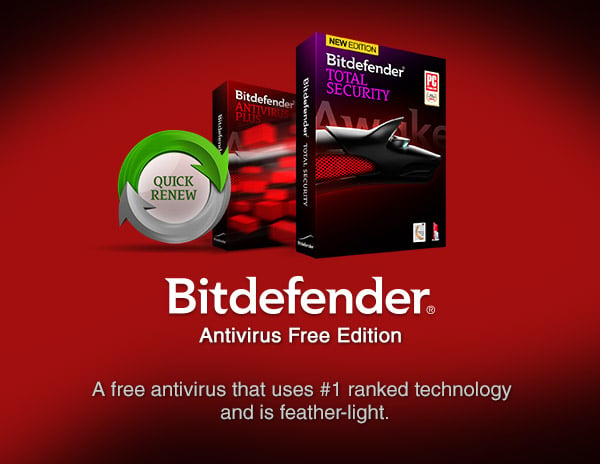 bitdefender antivirus free edition.