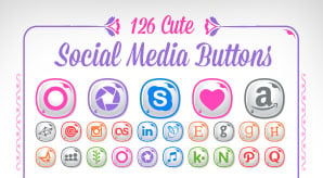 126-Free-Social-Media-Buttons-256-Px-PNGs-&-Vector-Ai-File