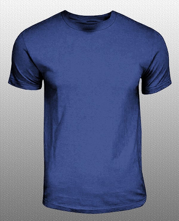 American-Round-Neck-T-shirt-PSD