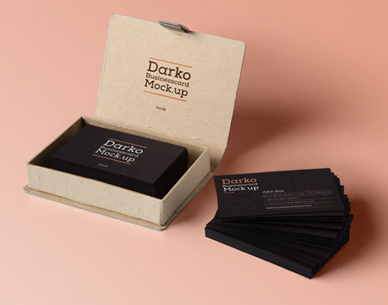 Premium Business Card Mockup Stock Template