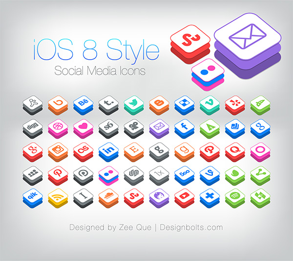 50-Free-iOS-8-Style-Social-Media-Icons-2014