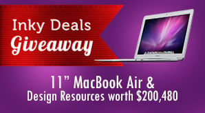 Inky-Deals-Giveaway-11-MacBook-Air-&-Design-Resources