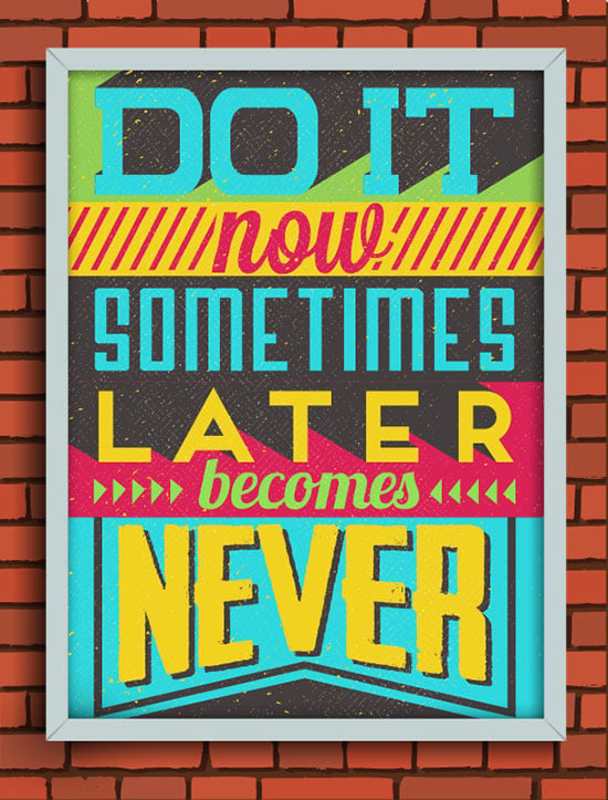 20 Retro Vintage Motivational Typography Quotes