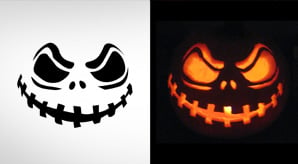 10 Free Printable Scary Pumpkin Carving Patterns, Stencils & Ideas 2014