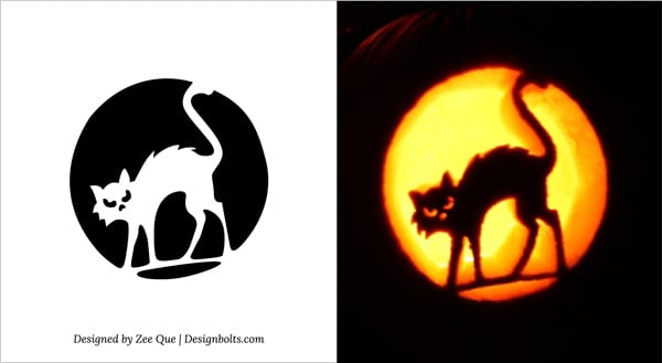 10 Free Printable Scary Pumpkin Carving Patterns, Stencils & Ideas 2014 ...