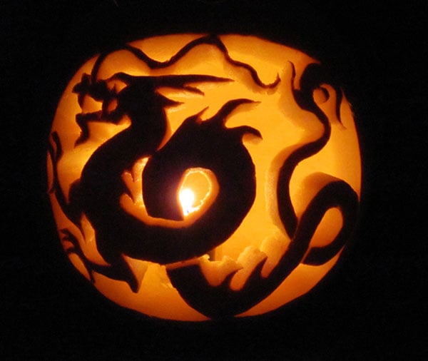 Chinese Dragon Pumpkin Stencil chinese-dragon-pumpkin-stencil
