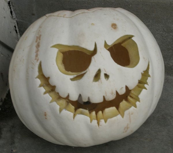 Jack White Pumpkin Carving.