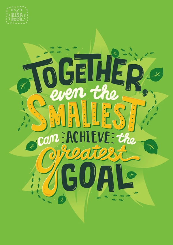 Beautiful Pixar Animation Lettering Series by Risa Rodil