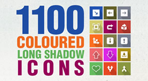 Super-Bundle-of-1100-High-Quality-Flat-Long-Shadow-Icons