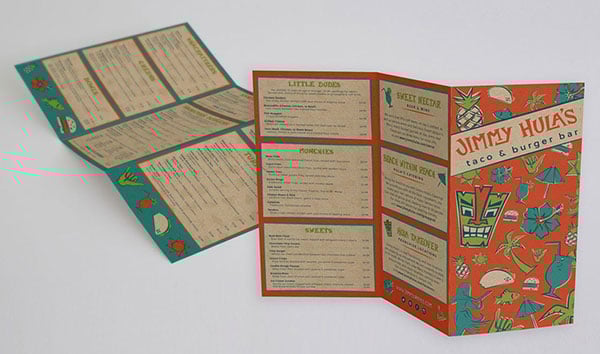 Jimmy-Hula's-Restaurant-Menu-design
