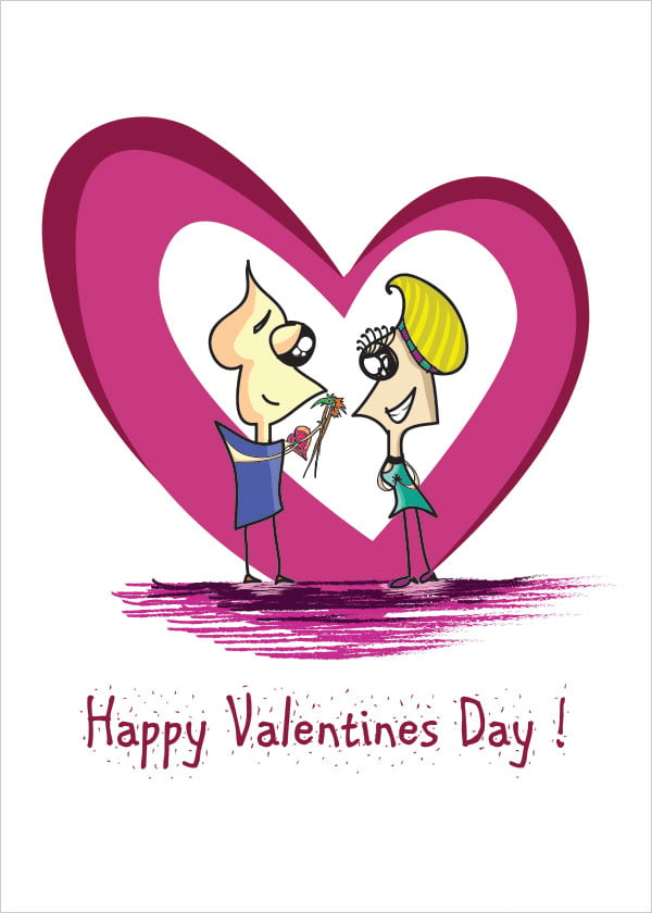 3 Free Happy Valentine’s Day Card Designs & Vector Illustrations