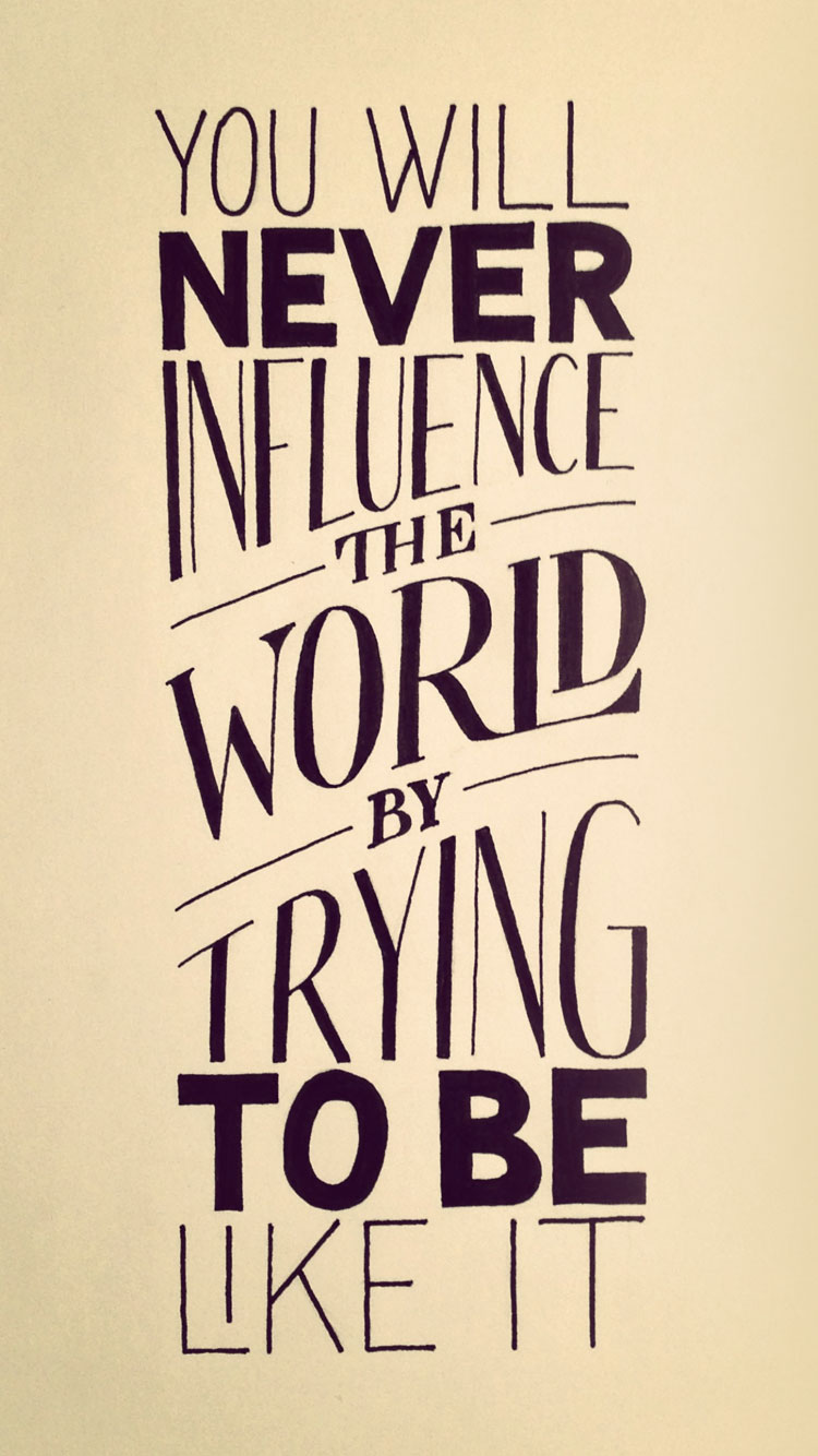 20+ Best Cool Typography iPhone 6 Wallpapers & Backgrounds ...
